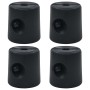 Pesos para cenador/carpa 4 unidades PE negro de vidaXL, Pesos para cenadores - Ref: Foro24-47689, Precio: 83,42 €, Descuento: %