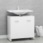 Armario de baño madera contrachapada blanco 60x33x61 cm de vidaXL, Muebles de baño - Ref: Foro24-802570, Precio: 50,06 €, Des...