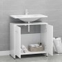 Armario de baño madera contrachapada blanco 60x33x61 cm de vidaXL, Muebles de baño - Ref: Foro24-802570, Precio: 50,06 €, Des...