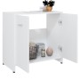 Armario de baño madera contrachapada blanco 60x33x61 cm de vidaXL, Muebles de baño - Ref: Foro24-802570, Precio: 50,06 €, Des...