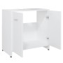 Armario de baño madera contrachapada blanco 60x33x61 cm de vidaXL, Muebles de baño - Ref: Foro24-802570, Precio: 50,06 €, Des...