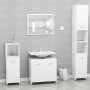 Armario de baño madera contrachapada blanco 60x33x61 cm de vidaXL, Muebles de baño - Ref: Foro24-802570, Precio: 50,06 €, Des...