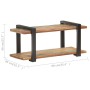 Mueble para TV de madera maciza reciclada 90x40x40 cm de vidaXL, Muebles TV - Ref: Foro24-320494, Precio: 112,54 €, Descuento: %