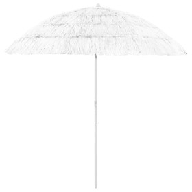 Sombrilla de playa Hawaii blanco 240 cm en Sombrillas | Comprar online en Foru.es