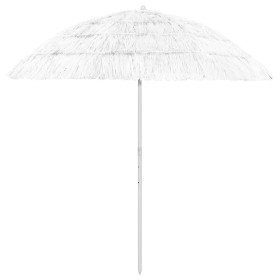 Sombrilla de playa Hawaii blanco 240 cm en Sombrillas | Comprar online en Foru.es