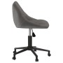 Silla de oficina giratoria de terciopelo gris oscuro de vidaXL, Sillas de oficina - Ref: Foro24-335485, Precio: 96,38 €, Desc...