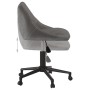 Silla de oficina giratoria de terciopelo gris oscuro de vidaXL, Sillas de oficina - Ref: Foro24-335485, Precio: 96,38 €, Desc...