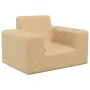 Sofá para niños felpa suave color crema de vidaXL, Mobiliario para bebés y niños pequeños - Ref: Foro24-341812, Precio: 29,91...