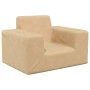 Sofá para niños felpa suave color crema de vidaXL, Mobiliario para bebés y niños pequeños - Ref: Foro24-341812, Precio: 30,18...