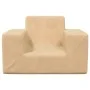 Sofá para niños felpa suave color crema de vidaXL, Mobiliario para bebés y niños pequeños - Ref: Foro24-341812, Precio: 29,91...
