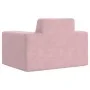 Sofá para niños felpa suave rosa de vidaXL, Mobiliario para bebés y niños pequeños - Ref: Foro24-341814, Precio: 39,74 €, Des...