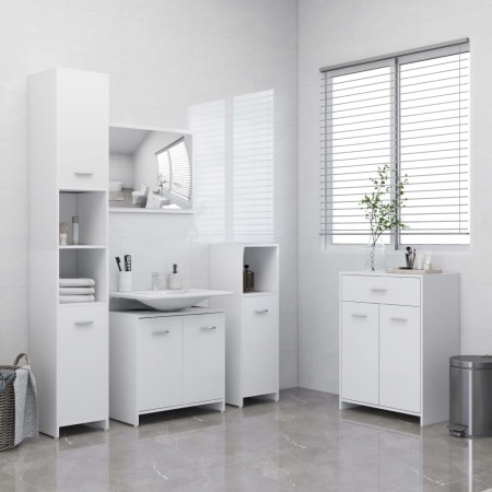 Juego de muebles de baño 4 piezas blanco de vidaXL, Muebles de baño - Ref: Foro24-3071711, Precio: 221,68 €, Descuento: %