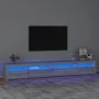Mueble de TV con luces LED gris sonoma 270x35x40 cm de vidaXL, Muebles TV - Ref: Foro24-3152752, Precio: 172,69 €, Descuento: %