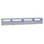 Mueble de TV con luces LED gris sonoma 270x35x40 cm de vidaXL, Muebles TV - Ref: Foro24-3152752, Precio: 171,08 €, Descuento: %