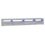 Mueble de TV con luces LED gris sonoma 270x35x40 cm de vidaXL, Muebles TV - Ref: Foro24-3152752, Precio: 172,69 €, Descuento: %