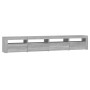 Mueble de TV con luces LED gris Sonoma 240x35x40 cm de vidaXL, Muebles TV - Ref: Foro24-3152768, Precio: 156,99 €, Descuento: %