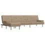 Sofá cama en forma de L cuero sintético capuchino 255x140x70 cm von vidaXL, Sofas - Ref: Foro24-3157268, Preis: 457,25 €, Rab...