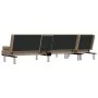 Sofá cama en forma de L cuero sintético capuchino 255x140x70 cm von vidaXL, Sofas - Ref: Foro24-3157268, Preis: 457,25 €, Rab...