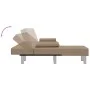 Sofá cama en forma de L cuero sintético capuchino 255x140x70 cm von vidaXL, Sofas - Ref: Foro24-3157268, Preis: 457,25 €, Rab...