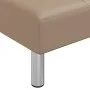Sofá cama en forma de L cuero sintético capuchino 255x140x70 cm von vidaXL, Sofas - Ref: Foro24-3157268, Preis: 457,25 €, Rab...