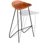 Küchenhocker 4 Einheiten braunes Echtleder von vidaXL, Küchenhocker - Ref: Foro24-276365, Preis: 442,27 €, Rabatt: %