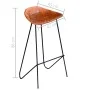 Küchenhocker 4 Einheiten braunes Echtleder von vidaXL, Küchenhocker - Ref: Foro24-276365, Preis: 442,27 €, Rabatt: %
