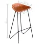 Taburetes de cocina 6 unidades cuero auténtico marrón de vidaXL, Taburetes de cocina - Ref: Foro24-276366, Precio: 720,18 €, ...
