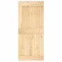 Schiebetür mit Beschlägen aus massivem Zirbenholz 90x210 cm von vidaXL, Türen - Ref: Foro24-3202974, Preis: 177,14 €, Rabatt: %