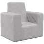 Sofá para niños felpa suave gris claro de vidaXL, Mobiliario para bebés y niños pequeños - Ref: Foro24-341834, Precio: 37,27 ...