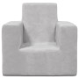 Sofá para niños felpa suave gris claro de vidaXL, Mobiliario para bebés y niños pequeños - Ref: Foro24-341834, Precio: 37,27 ...