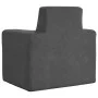 Sofá para niños felpa suave gris antracita de vidaXL, Mobiliario para bebés y niños pequeños - Ref: Foro24-341835, Precio: 37...