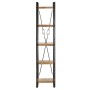 Estantería de 5 niveles madera maciza mango 40x30x180 cm de vidaXL, Librerías y estanterías - Ref: Foro24-320616, Precio: 188...