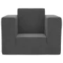 Sofá cama infantil felpa suave gris antracita de vidaXL, Mobiliario para bebés y niños pequeños - Ref: Foro24-341847, Precio:...