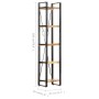 Estantería de 5 niveles madera maciza mango 40x30x180 cm de vidaXL, Librerías y estanterías - Ref: Foro24-320616, Precio: 188...