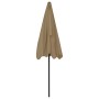 Sombrilla de playa gris taupe 200x125 cm en Sombrillas | Comprar online en Foru.es