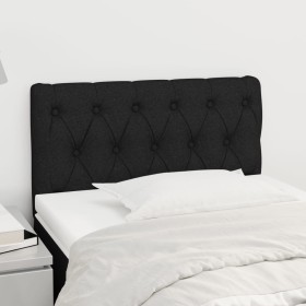 Cabecero de tela negro 80x7x78/88 cm de vidaXL, Cabeceros y pies de cama - Ref: Foro24-346300, Precio: 37,56 €, Descuento: %