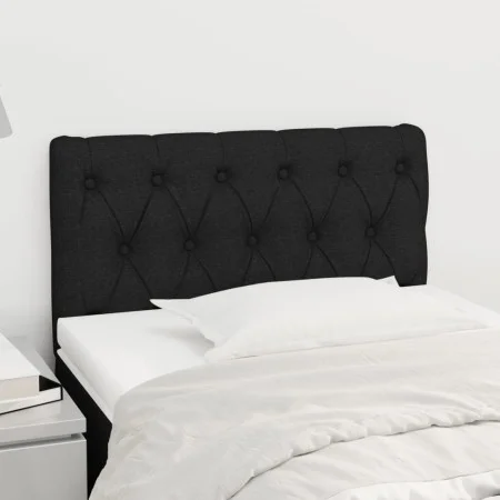 Kopfteil aus schwarzem Stoff, 80x7x78/88 cm von vidaXL, Kopf- und Fußteile - Ref: Foro24-346300, Preis: 37,10 €, Rabatt: %