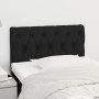 Cabecero de tela negro 80x7x78/88 cm de vidaXL, Cabeceros y pies de cama - Ref: Foro24-346300, Precio: 37,56 €, Descuento: %