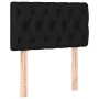 Black fabric headboard 80x7x78/88 cm by vidaXL, Headboards and footboards - Ref: Foro24-346300, Price: 37,10 €, Discount: %