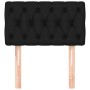 Cabecero de tela negro 80x7x78/88 cm de vidaXL, Cabeceros y pies de cama - Ref: Foro24-346300, Precio: 37,56 €, Descuento: %