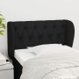 Cabecero de tela negro 83x23x78/88 cm de vidaXL, Cabeceros y pies de cama - Ref: Foro24-3117456, Precio: 52,31 €, Descuento: %