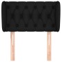 Cabecero de tela negro 83x23x78/88 cm de vidaXL, Cabeceros y pies de cama - Ref: Foro24-3117456, Precio: 52,31 €, Descuento: %