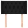 Black fabric headboard 83x23x78/88 cm by vidaXL, Headboards and footboards - Ref: Foro24-3117456, Price: 51,50 €, Discount: %
