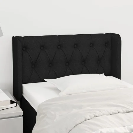 Kopfteil aus schwarzem Stoff, 83 x 16 x 78/88 cm von vidaXL, Kopf- und Fußteile - Ref: Foro24-3119080, Preis: 44,04 €, Rabatt: %