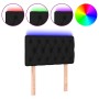 Cabecero con LED de tela negro 80x7x78/88 cm de vidaXL, Cabeceros y pies de cama - Ref: Foro24-3121924, Precio: 41,88 €, Desc...