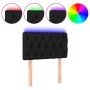 Cabecero con LED de tela negro 80x7x78/88 cm de vidaXL, Cabeceros y pies de cama - Ref: Foro24-3121924, Precio: 43,89 €, Desc...
