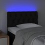 Cabecero con LED de tela negro 80x7x78/88 cm de vidaXL, Cabeceros y pies de cama - Ref: Foro24-3121924, Precio: 41,88 €, Desc...