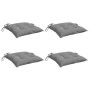 Cojines de silla de jardín 4 uds tela gris 40x40x7 cm en Decoración | Comprar online en Foru.es