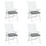 Cojines de silla de jardín 4 uds tela gris 40x40x7 cm en Decoración | Comprar online en Foru.es