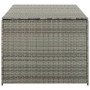 Caja de almacenaje de jardín ratán sintético gris 180x90x70 cm de vidaXL, Cajas de almacenaje para exteriores - Ref: Foro24-4...